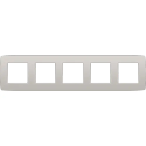 Plaque quintuple - Entraxe 71mm - Original Light Grey - Niko