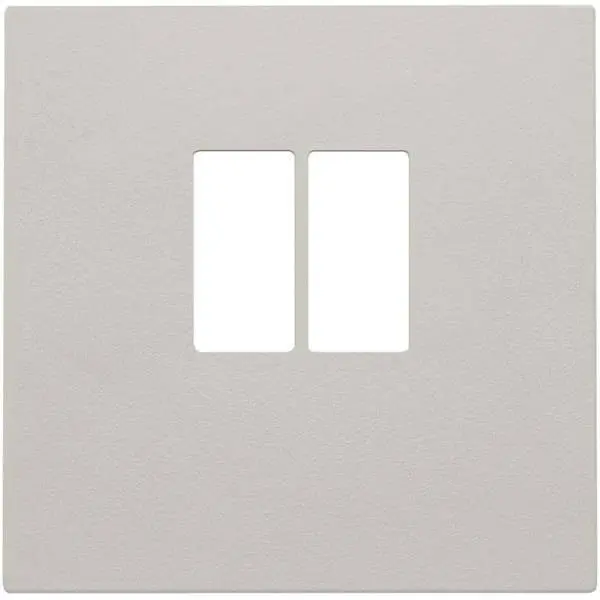 Afwerkingsplaatje voor audioaansluiting - Enkel - Light Grey - Niko