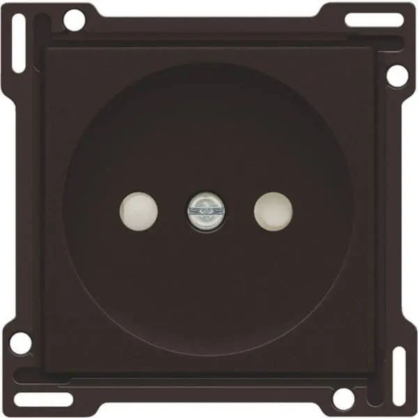 Enjoliveur prise sans terre - Dark Brown - Niko