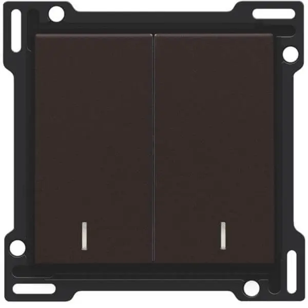 Manette double avec témoins - Dark Brown - Niko