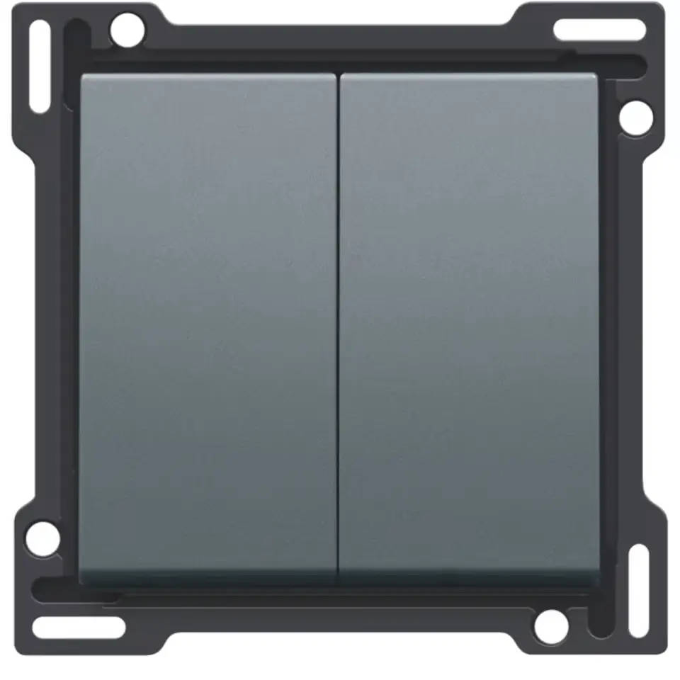 Manette double - Steel grey coated - Niko