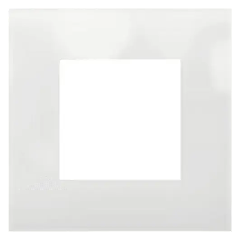 [NIK241-76100] Plaque simple - Pure Liquid snow white - Niko