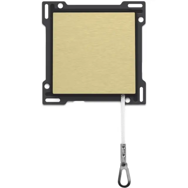 Set de finition pour interrupteur à tirage - Gold coated - Niko