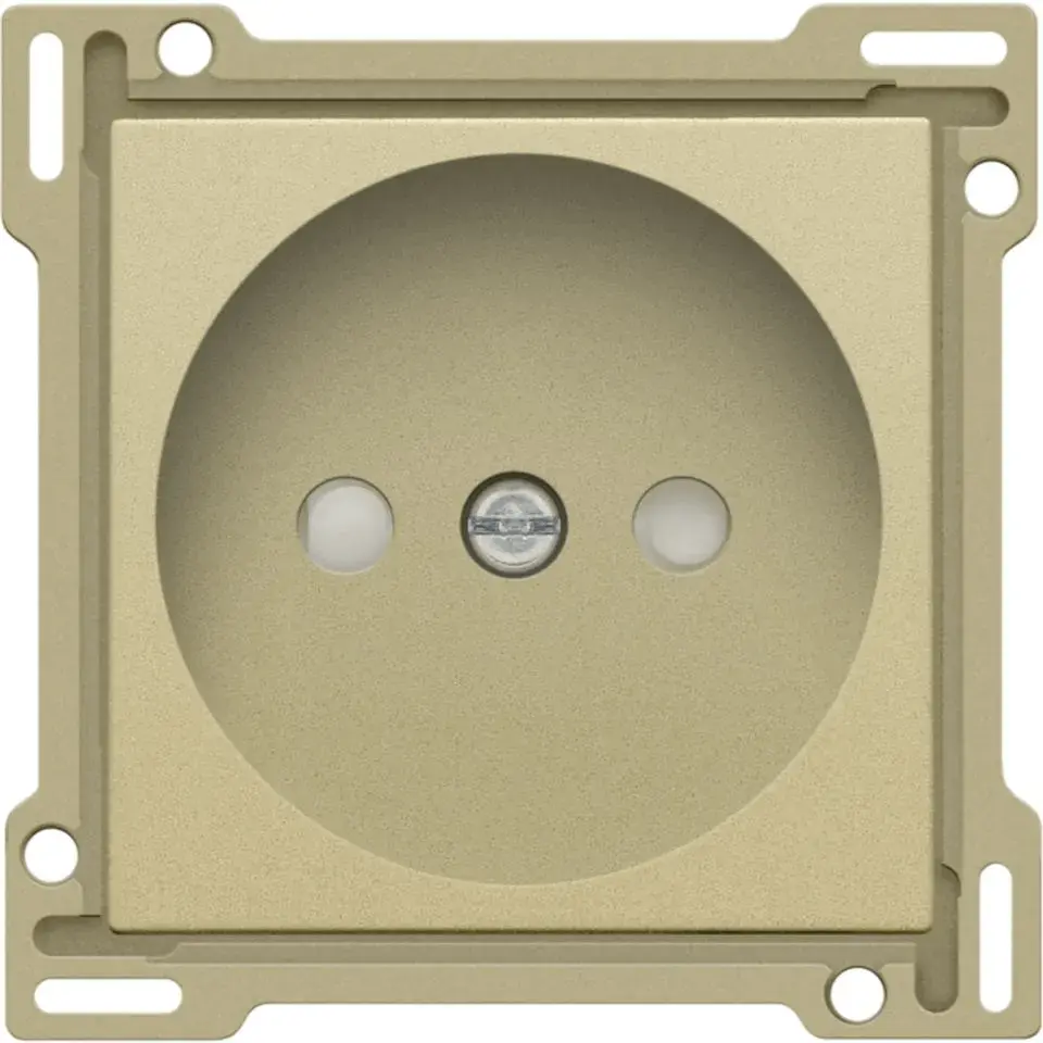 Enjoliveur prise sans terre - Gold coated - Niko