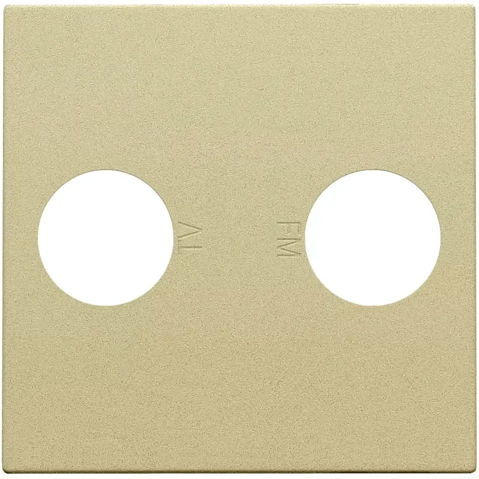 Enjoliveur prise TV/FM - Gold coated - Niko