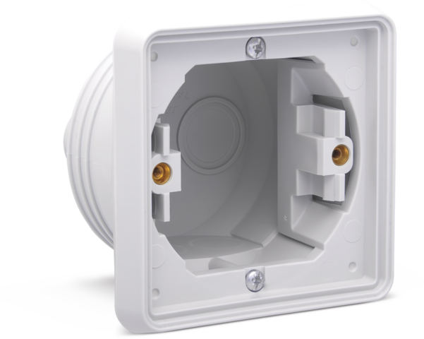 Boîte simple d'encastrement Hydro - Gris - IP55 - Niko  