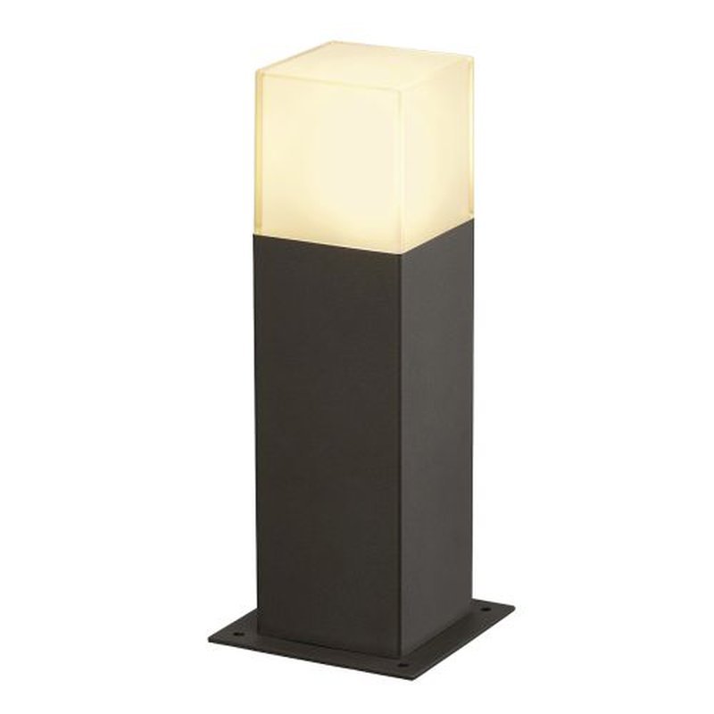 Borne Grafit SL30 - Fixe - 30cm - E27 - 11W - IP44 - 230V - Anthracite - SLV