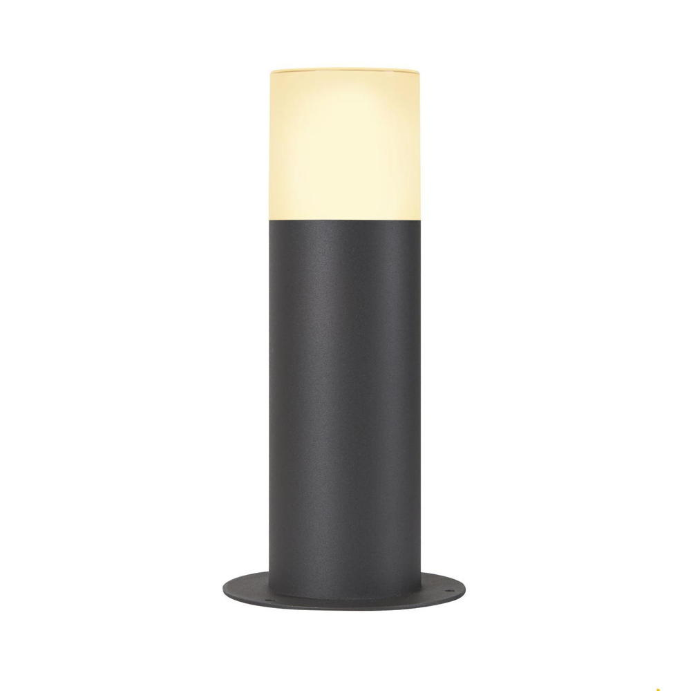 Borne Grafit 30 Pole round - Fixe - 30cm - E27 - 11W - IP44 - 230V - Anthracite - SLV
