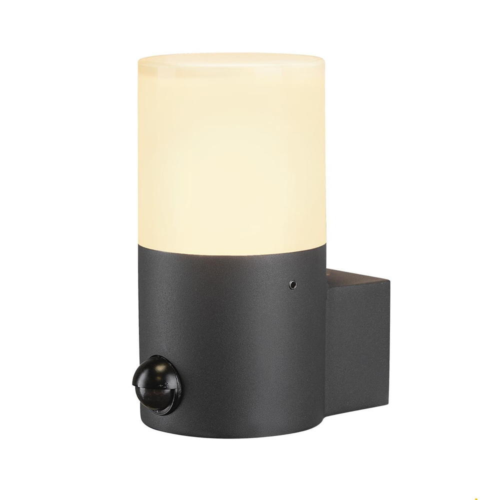 Applique extérieure Grafit Round Sensor - Avec détecteur - E27 - 11W - IP44 - 230V - Anthracite - SLV