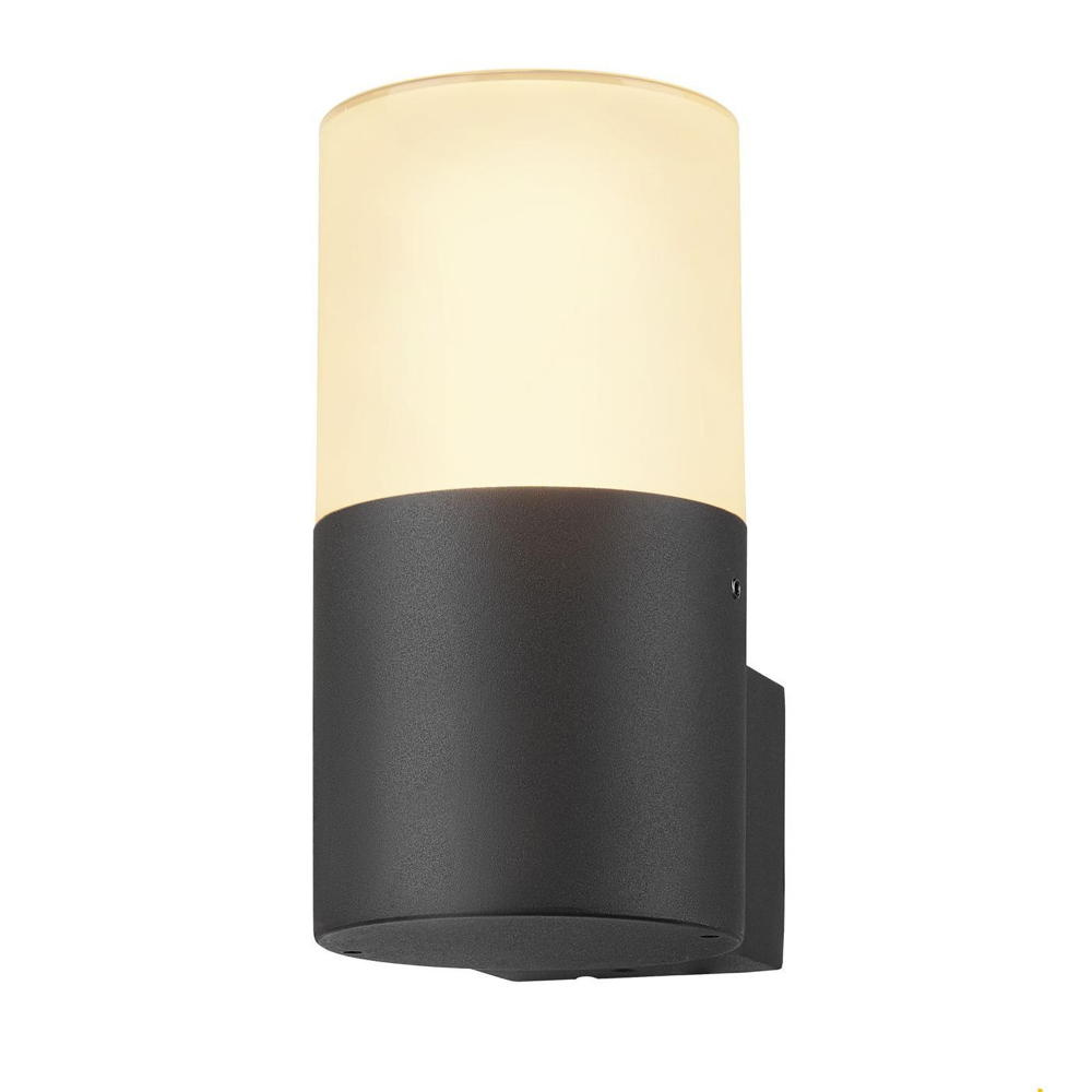 Applique extérieure Grafit Round - Sans détecteur - E27 - 11W - IP44 - 230V - Anthracite - SLV