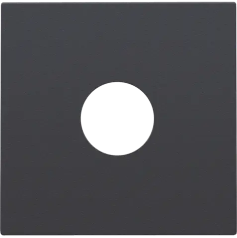 Enjoliveur prise TV simple - Anthracite coated - Niko