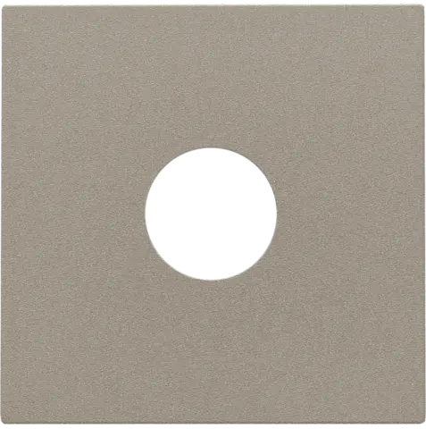 Afwerkingsplaatje voor enkelvoudige TV-aansluiting - Bronze coated - Niko