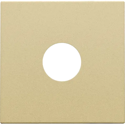 Enjoliveur prise TV simple - Gold coated - Niko