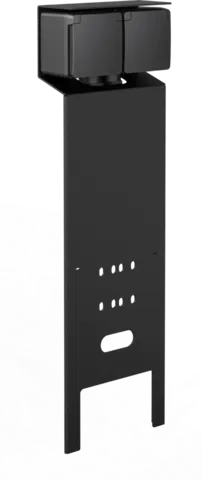 Borne de jardin "essential" avec 2 prises de courant - IP55 - Noir - Niko