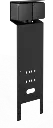 Borne de jardin "essential" avec 2 prises de courant - IP55 - Noir - Niko