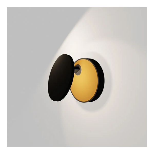 [IDTL491046HSC] Applique orientable Sheffield 2.0 - Diffusion indirecte - LED 5,8W 3000k° 450lm - Noir/Doré mat - ID To Light