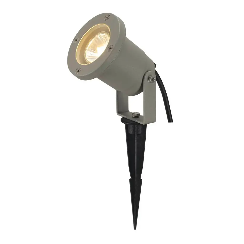 [SLV227418] Spot extérieur sur piquet Nautilus 10 - Socket GU10 - IP65 - Gris argent - SLV