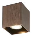Spot apparent Babar carré - Socket 1xGU10 - Bronze brossé - Fantasia