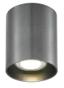 Spot apparent Babar rond - Socket 1xGU10 - Acier brossé - Fantasia