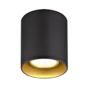 Spot apparent Babar rond - Socket 1xGU10 - Noir/Or - Fantasia