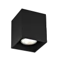 Spot apparent Babar carré - Socket 1xGU10 - Noir - Fantasia