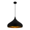 Suspension Ronin Ø42cm - Socket E27 - Noir/Doré - Fantasia