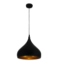 Suspension Ronin Ø32cm - Socket E27 - Noir/Doré - Fantasia