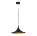 Suspension Idris - Socket E27 - Noir/Doré - Fantasia
