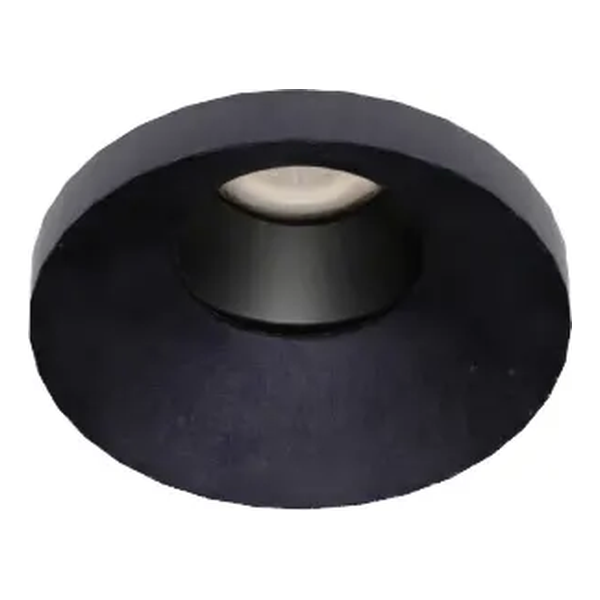 Spot encastré Aleria - Rond - Fixe - à ressorts - GU10 - Noir structuré - ID to Light