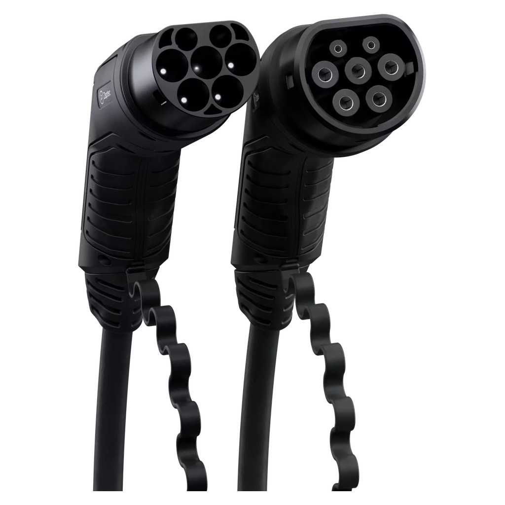 Câble de recharge type 2 - 32 A - 5 mètres - Zaptec