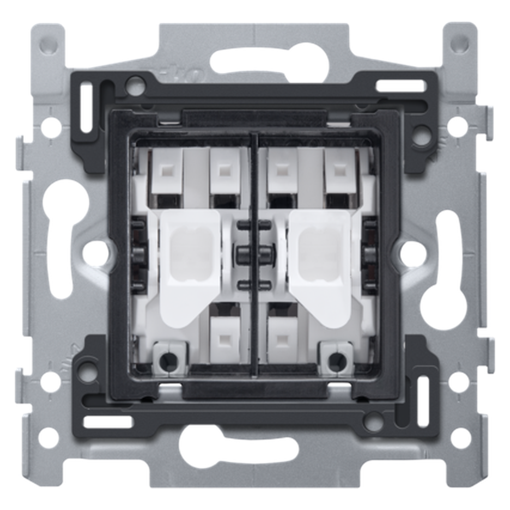 [NIK171-02615] Interrupteur va-et-vient double - Connexion rapide - Fixation par vis - Niko