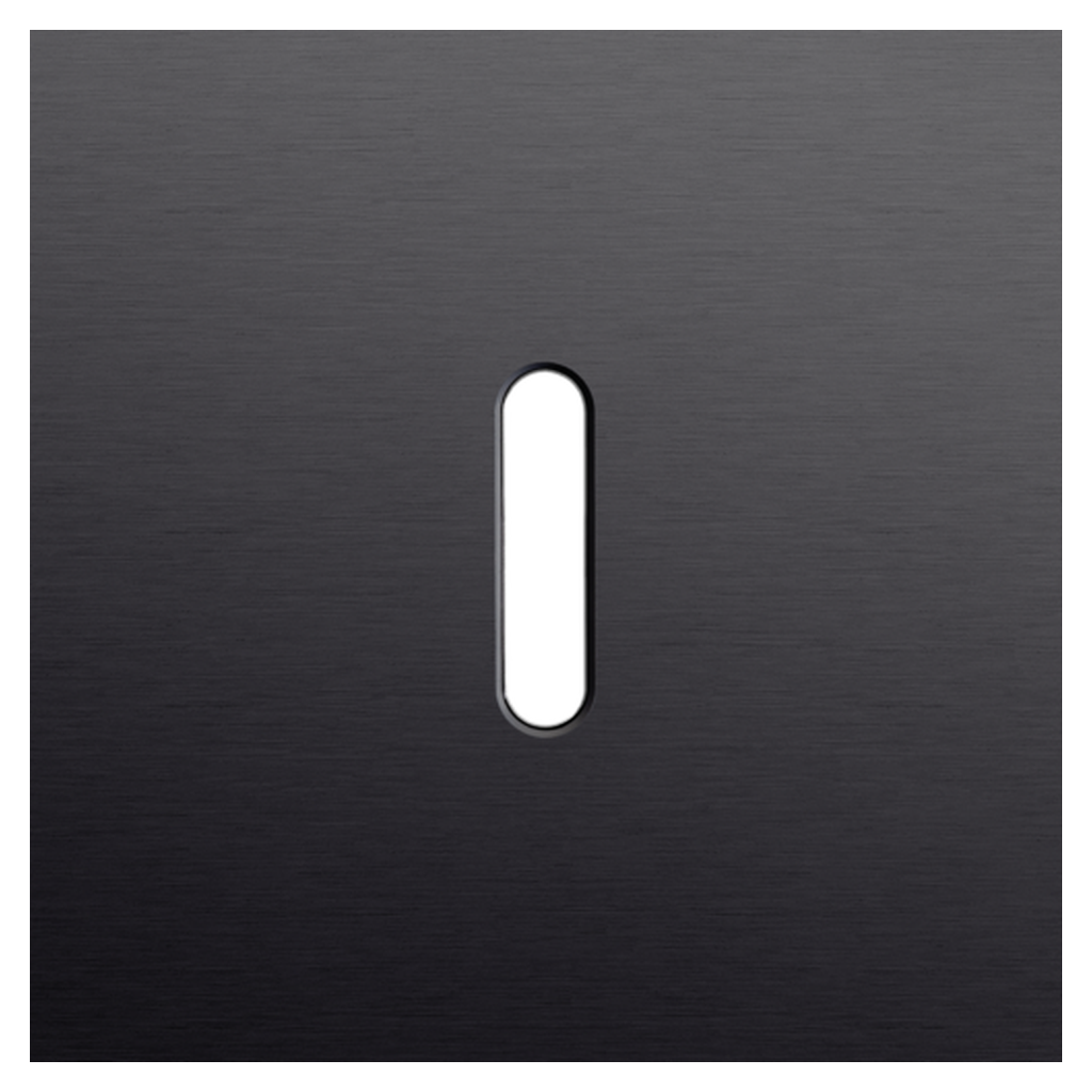 [NIK224-56101] Plaque simple - Rocker Black - Niko