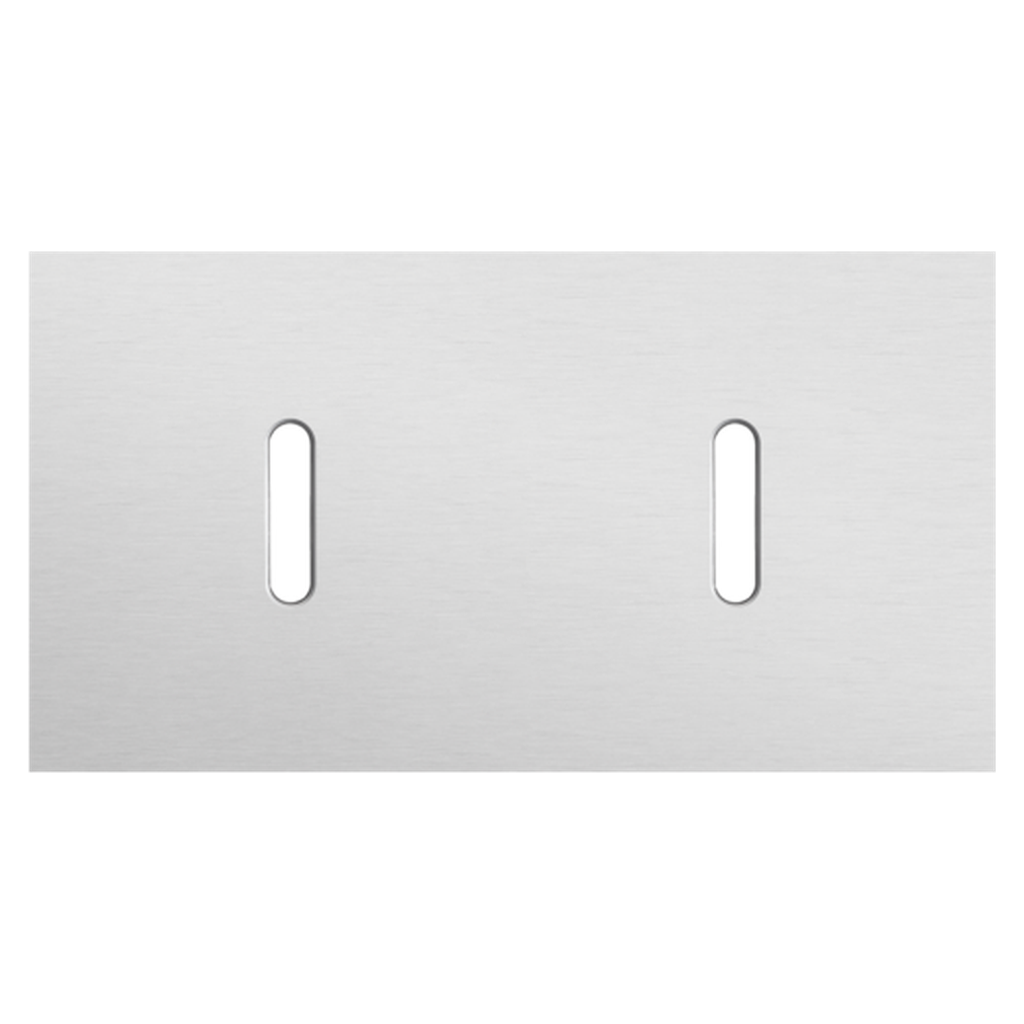 [NIK155-56801] Plaque double 2 interrupteurs - Rocker Grey - Niko