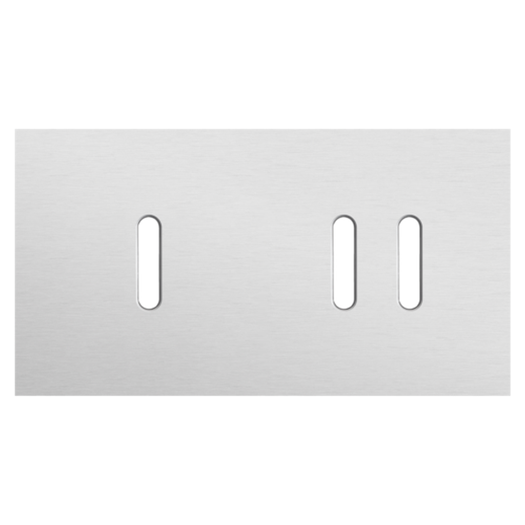 Plaque double interrupteur + double allumage - Rocker Grey - Niko