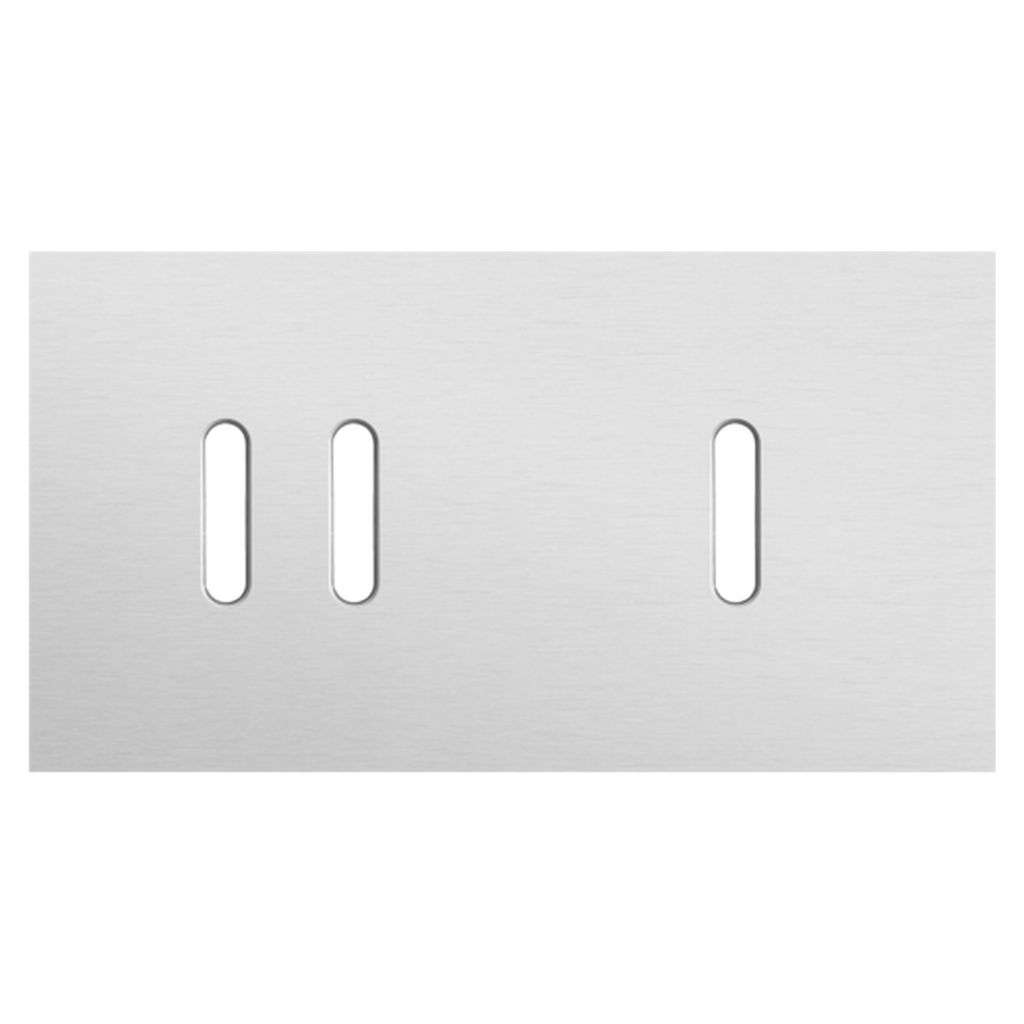 [NIK155-56804] Plaque double double allumage + interrupteur - Rocker Grey - Niko