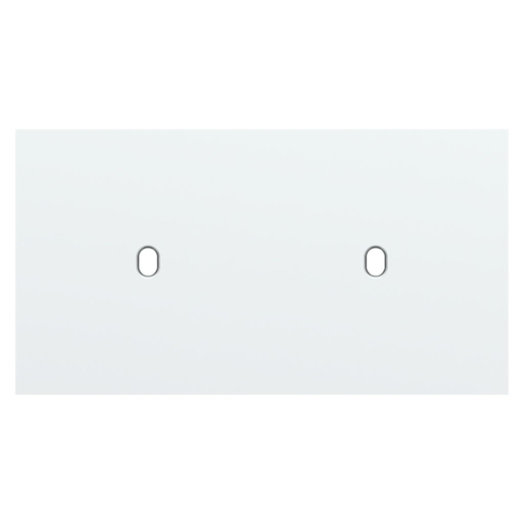 [NIK154-57801] Plaque double 2 interrupteurs - Toggle White - Niko