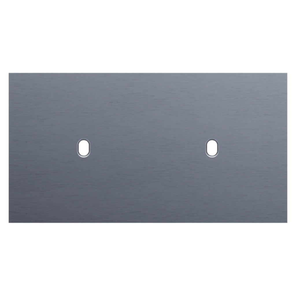[NIK226-57801] Plaque double 2 interrupteurs - Toggle Blue Grey - Niko