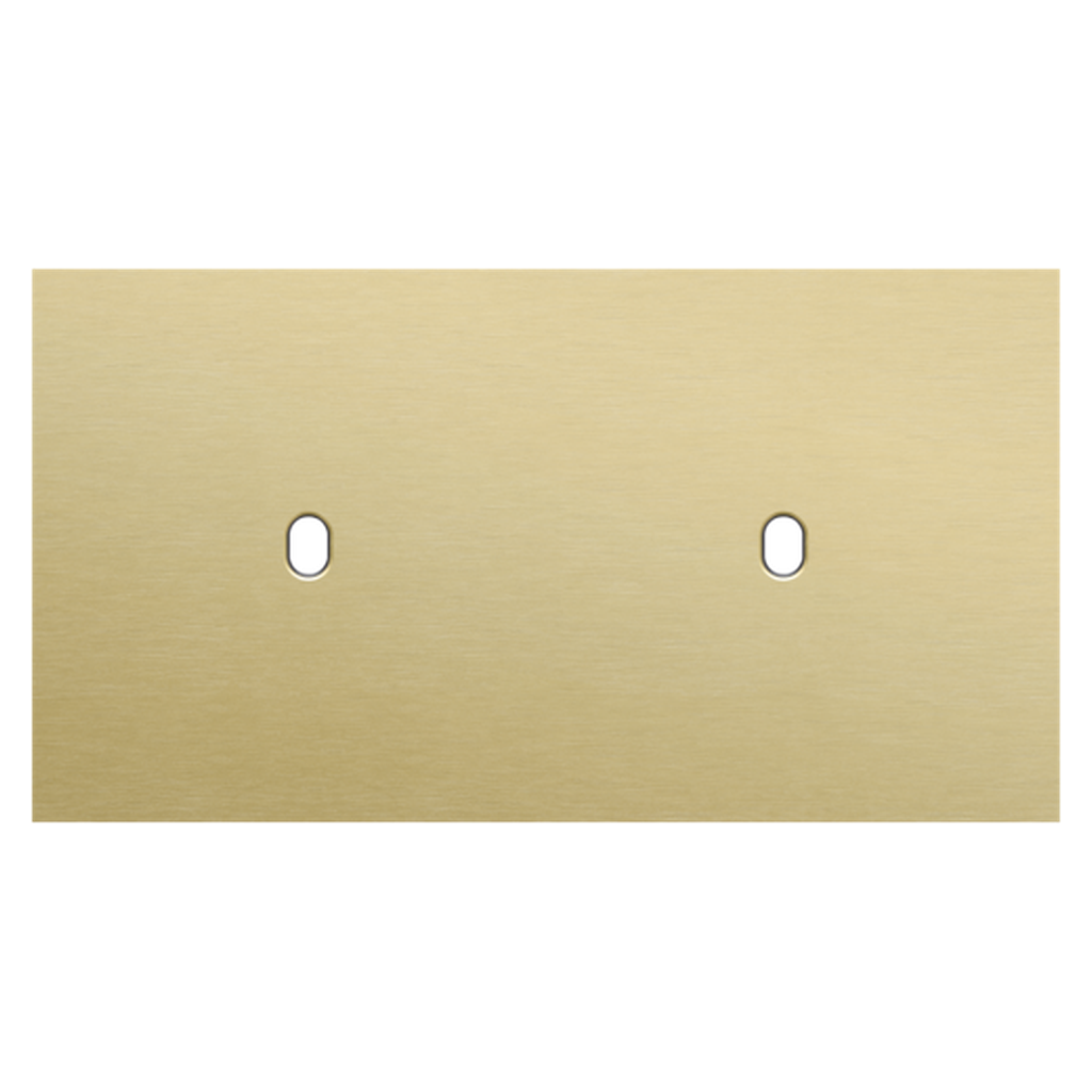 [NIK227-57801] Plaque double 2 interrupteurs - Toggle Gold - Niko