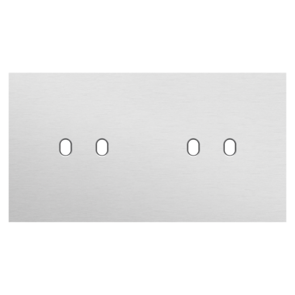 [NIK155-57802] Plaque double 2 double allumage - Toggle Grey - Niko