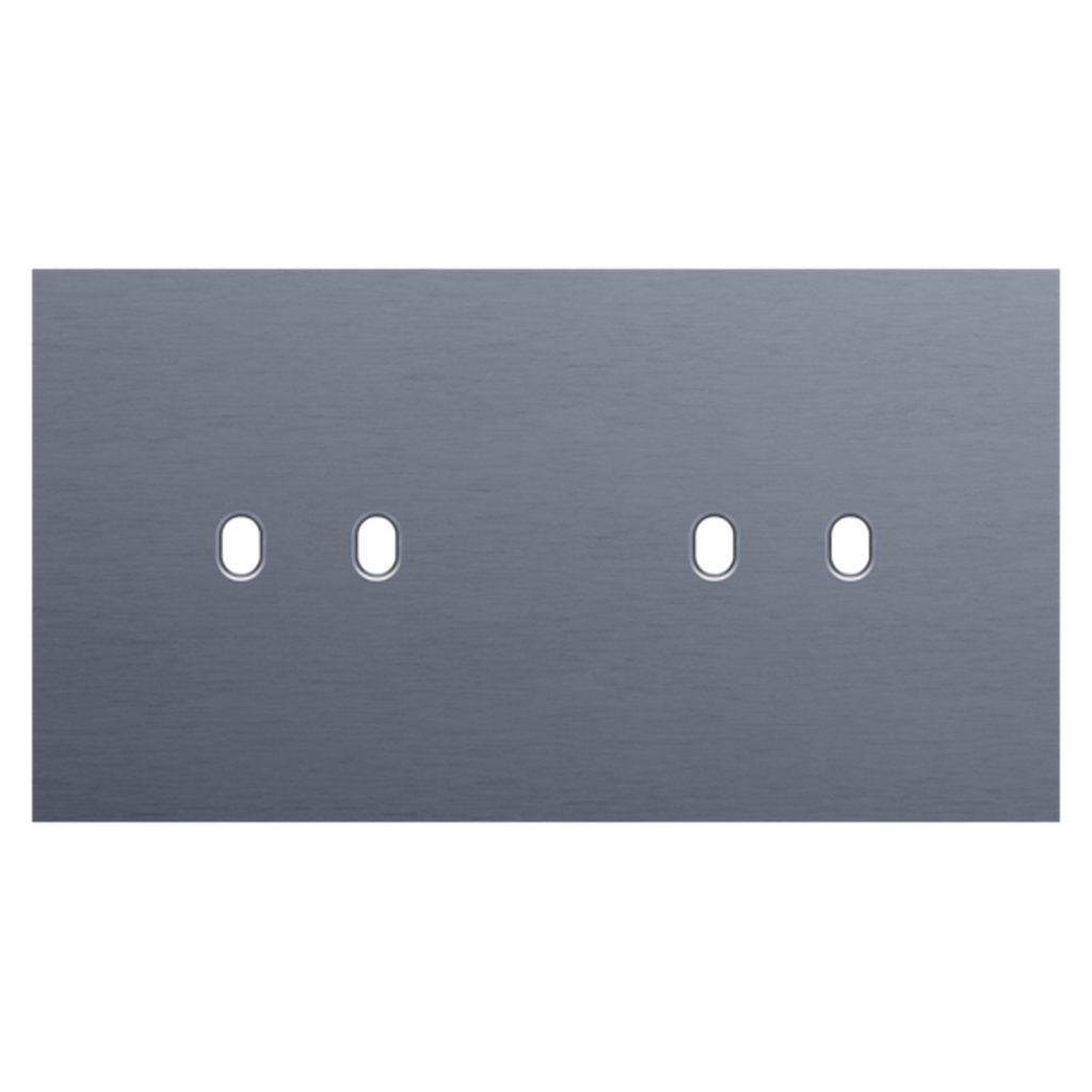 [NIK226-57802] Plaque double 2 double allumage - Toggle Blue Grey - Niko