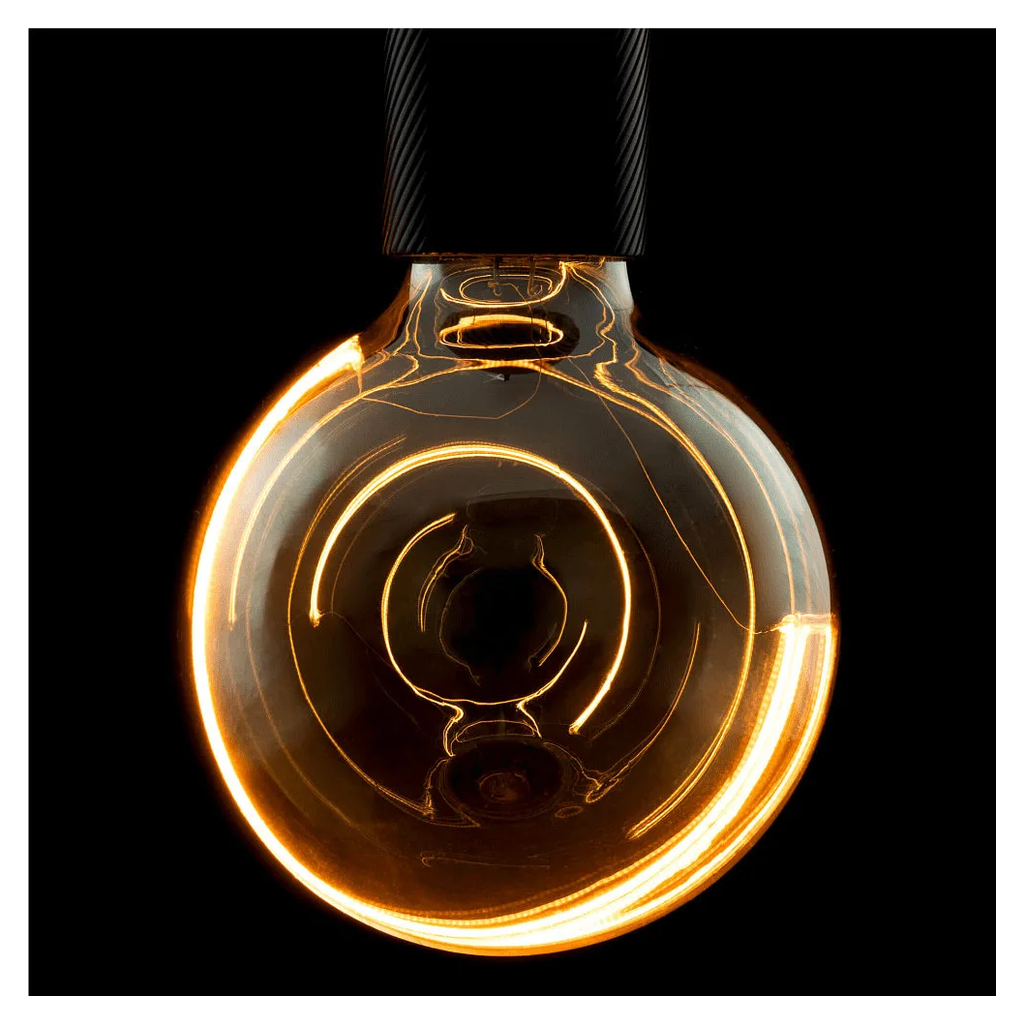 [SLV1008161] Ampoule LED décorative Illusion Globe 125 Crescent Slanting - E27 - 6W - 1900K - Fumée - SLV