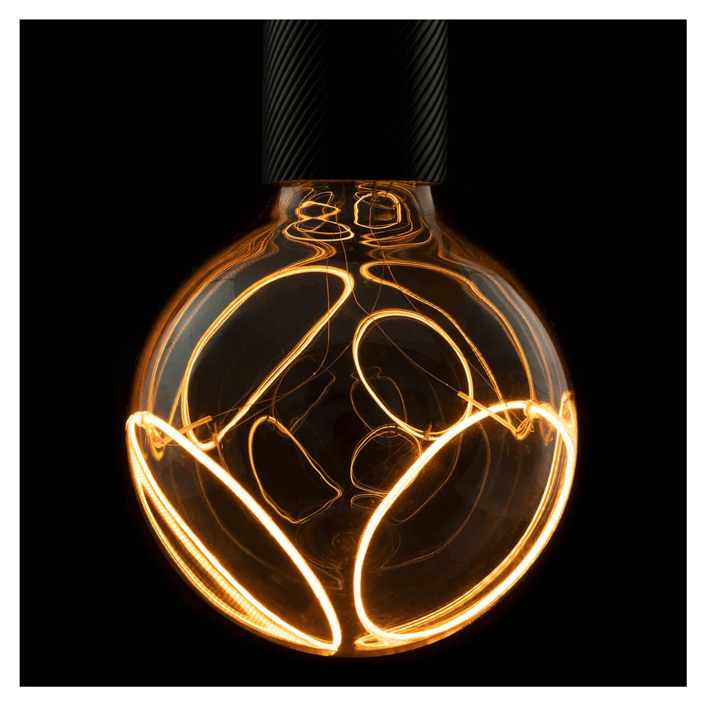Ampoule LED décorative Globe 125 2x Slanting Soft Curve - E27 - 8W - 1900K - Fumée - SLV