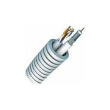 [FXCOAXTRI6+UTP6-ECA-D20] Tube annelé précâblé avec câble réseau UTP Cat. 6 + Coax Voo - Ø20mm - Rouleau 100 mètres