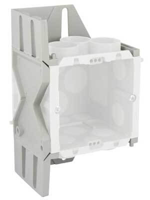 [RED1236003475] Fixation murale pour boîte d'encastrement -10 pièces- Reddy