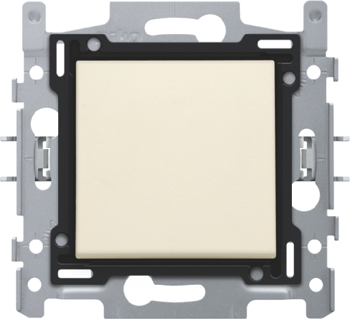 [NIK100-60018] Bouton poussoir simple 10A - Quick connect - Crème -  Niko