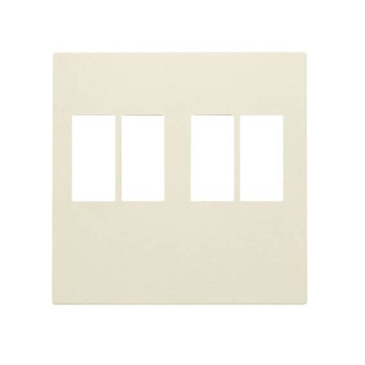 [NIK100-69701] Enjoliveur pour prise audio - Double - Crème - Niko