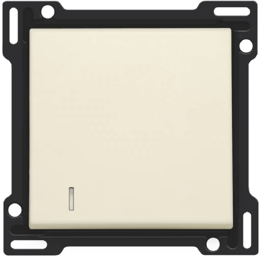 [NIK100-60005] Manette simple avec témoin - Crème - Niko