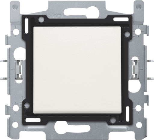 [NIK101-60018] Bouton poussoir simple 10A - Quick connect - White -  Niko