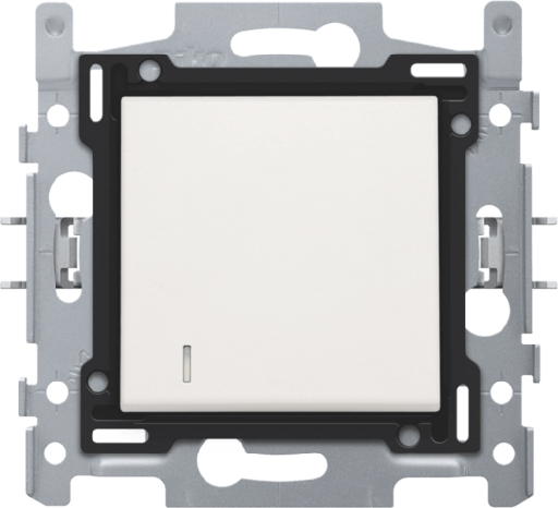 [NIK101-67108] Interrupteur unipolaire à voyant 10A - Quick connect - White - Niko