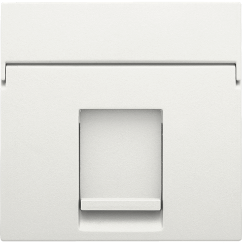 [NIK101-65100] Enjoliveur pour prise informatique RJ45 - Simple - White - Niko